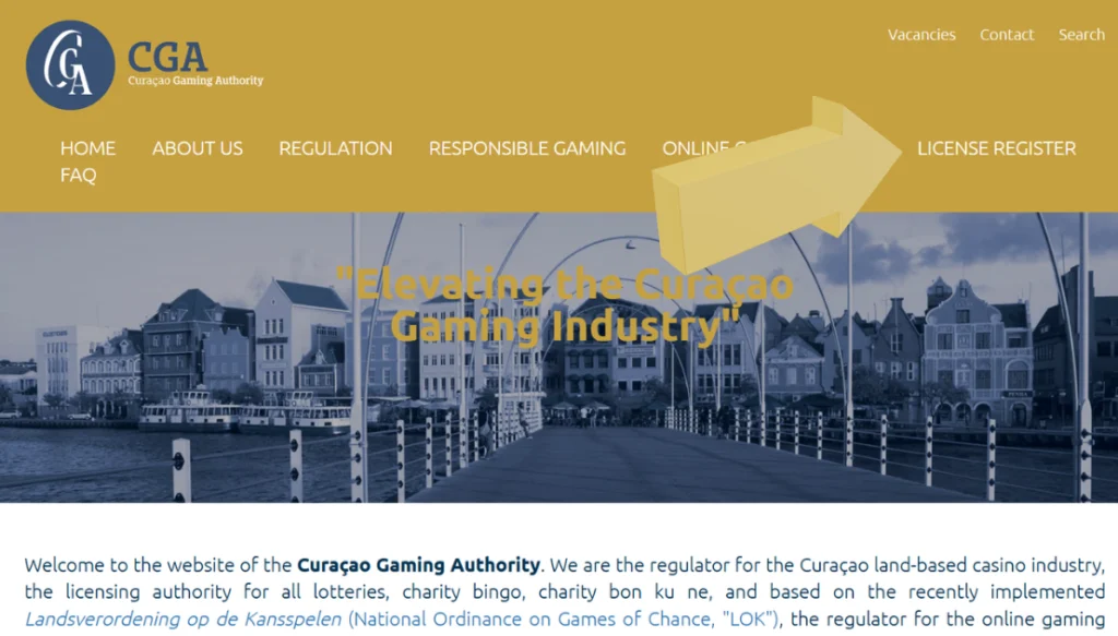 CGA - How to Check if a Bookmaker or Casino Has a Curaçao Licence