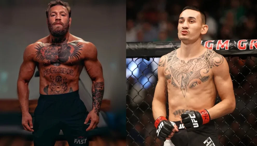 Conor McGregor and Max Holloway