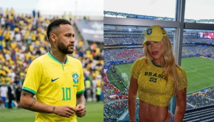 footballer Neymar and influencer Virginia Fonseca