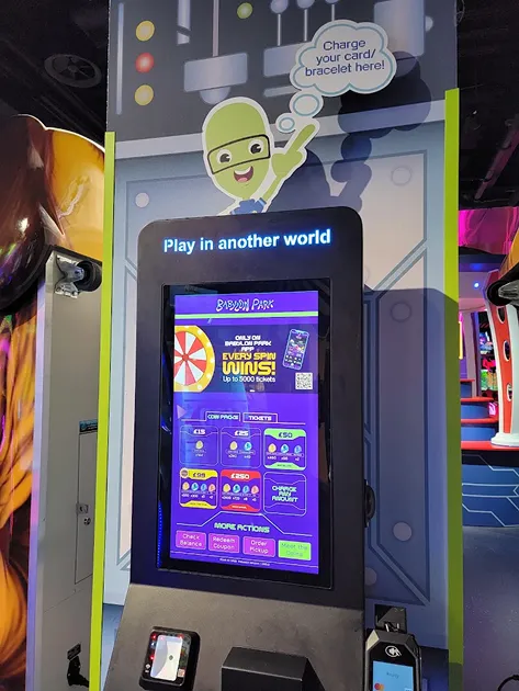 Charge your card » GP arcade machines