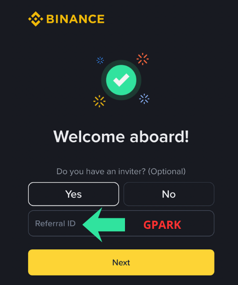 binance inviter id referral