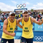 Brazil's beach volleyball team