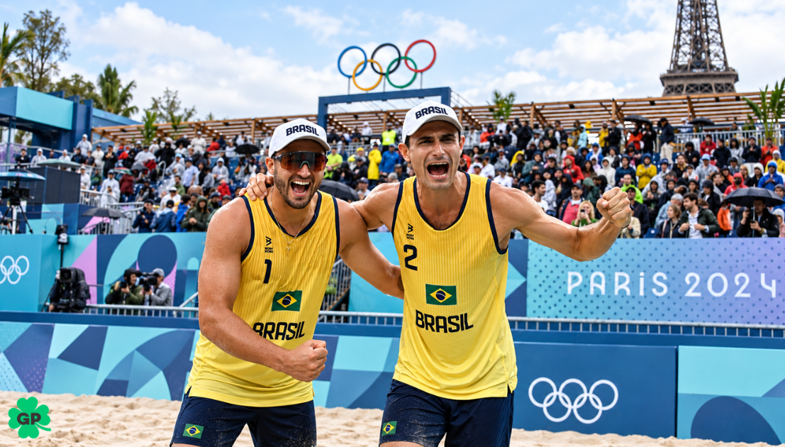 Brazil's beach volleyball team