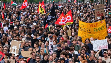 protests in France